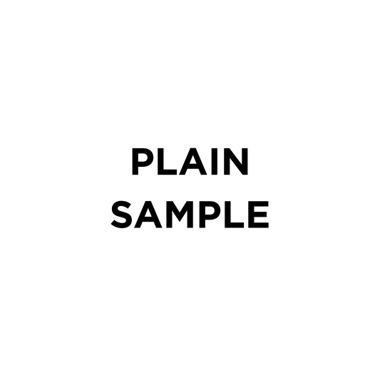 Plain Sample